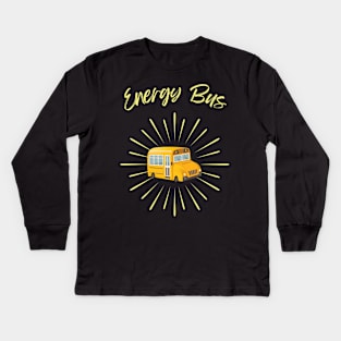 Energy Bus - Yellow Bus Kids Long Sleeve T-Shirt